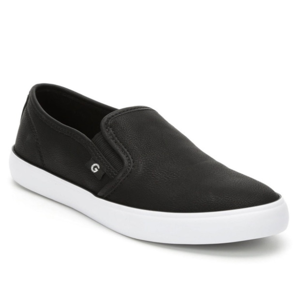 ⭐️GUESS: G By Guess Women’s Leather Low Top Slip On Sneakers Sz 6.5